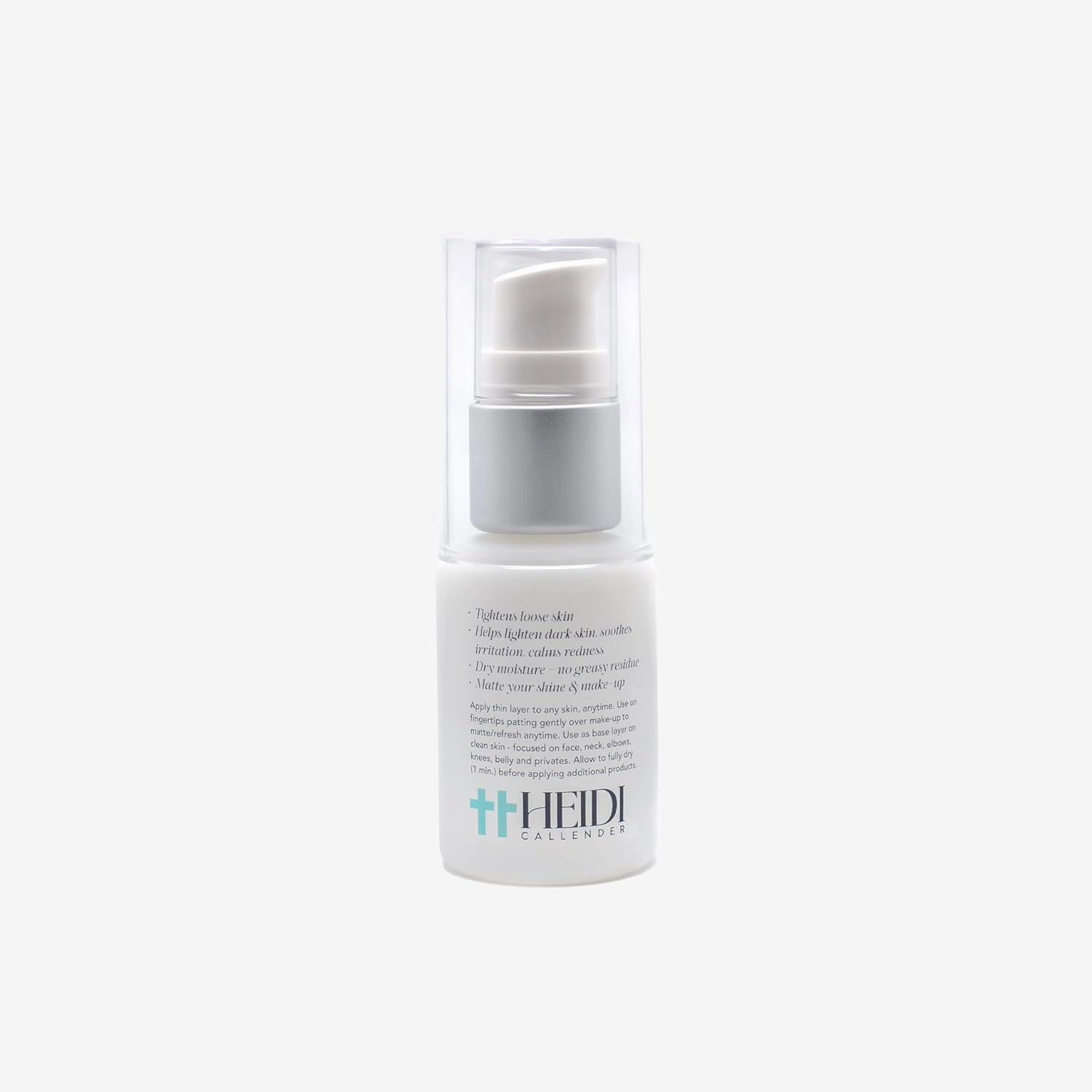 Silver Serum (1 oz): Full body anti-aging moisturizer, all-in-one quick dry, zero residue, matte finish - helps tighten, reduce, smooth, repair dry, inflammed, exposed, hot, loose skin