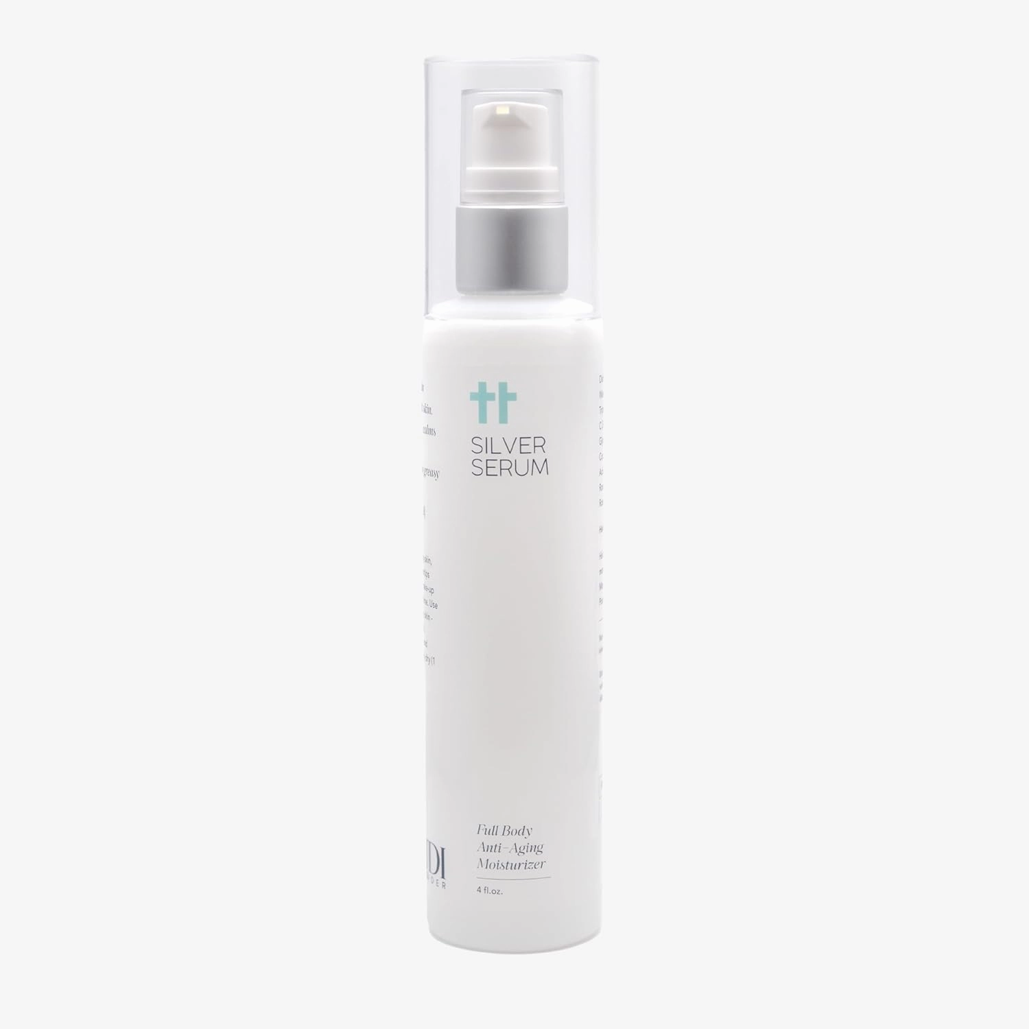 Silver Serum (4 oz), Heidi Skin by Heidi Callender. Patented. Non-greasy Full Body tighten and repair anti-aging moisturize with matte finish (men, women, teens - all skin types)