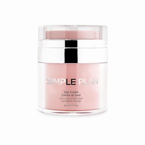 SIMPLE PLAN Advanced Moisturizing Day Cream - Hyaluronic Acid & Ceramides, fragrance-free, 50ML - skin care facial moisturizer for women & men