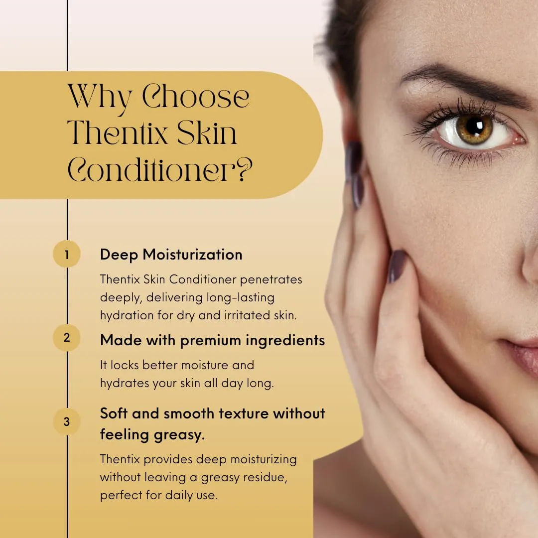 Skin Conditioner, 4oz - Gentle Moisturizer for Face & Body, Nourishes Sensitive Skin