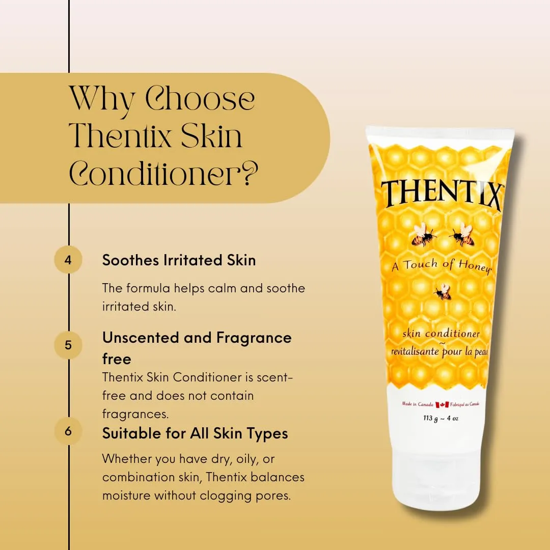 Skin Conditioner, 4oz - Gentle Moisturizer for Face & Body, Nourishes Sensitive Skin