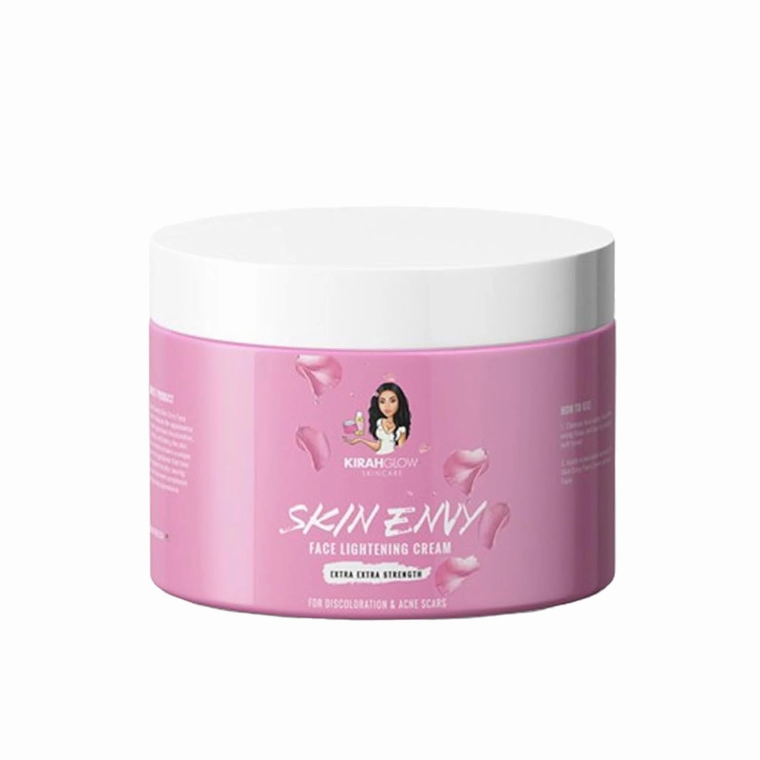 Skin Envy Face Lightening Cream | Best Moisturizer for Discoloration & Acne Scars | Hypoallergenic, and Suitable for Sensitive Skin | Vitamin E & Deep Hydration for Glowing Skin, 8oz