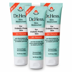 Skin Moisturizer For Diabetic Prone Skin, Diabetic Skin Relief Moisturizing Body Lotion with Lanolin, Beeswax, Jojoba Oil & Olive Oil, Skin Moisturizer for Dry, 4oz - 3 Pack