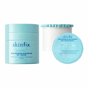 Skinfix Skin Barrier Restoring Gel Cream (1.7 oz)   Refill (1.7 oz) - Face Moisturizer for Plump, Smooth, Glowy Skin for Sensitive Skin - Non-Comedogenic - Fragrance Free -Vegan, Cruelty Free