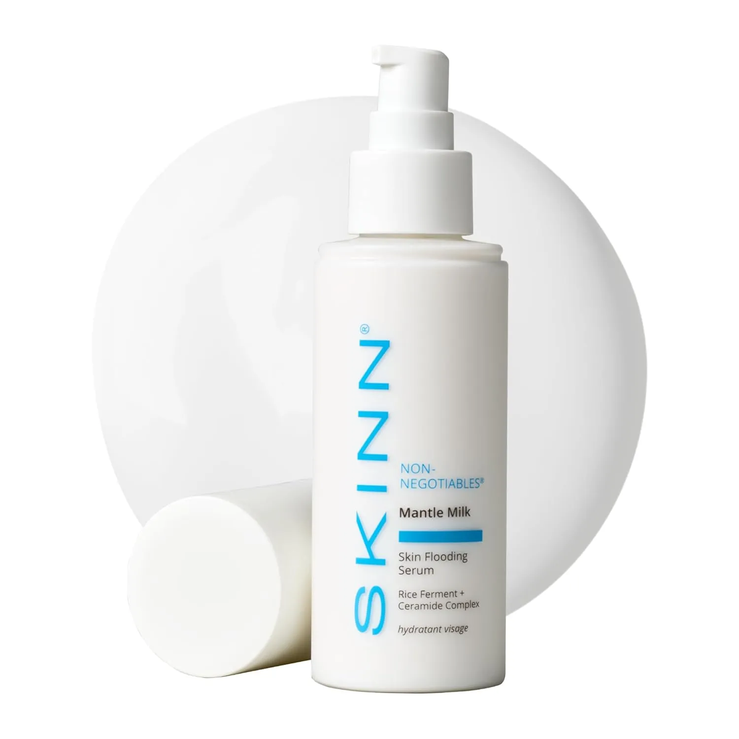 SKINN Mantle Milk Skin Flooding Serum - Restores Moisture & Strengthens the Skin Barrier - Collagen Boosting Skincare for Smooth, Plump & Hydrated Skincare - Anti-Aging Hyaluronic Acid Moisturizer