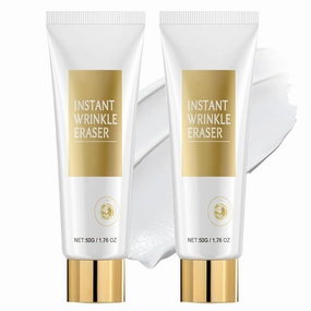 Skip the Line Instant Wrinkle Eraser, Conspicuoust Instant Wrinkle Eraser Restore Skin Elasticity Plumps Blurs Wrinkles Anti-Aging Skin Care Cream for Face/Neck/Cheek (2)