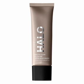 Smashbox Halo Healthy Glow All-In-One Tinted Moisturizer SPF 25 | Light to Medium Coverage | Hyaluronic Acid, Oil free   Anti Humidity