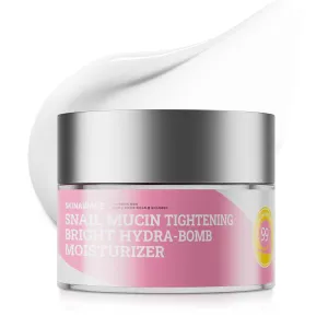 Snail Mucin 99% Face Moisturizer, Instant Hydro-Bomb Moisturizer, One-Step Hydrating & Repairing Daily Moisturizing Cream for Dry & Sensitive Skin