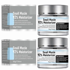 Snail Mucin 92% Moisturizer Daily Face Gel Cream, 50g / 1.76oz Snail Mucin Gel Cream, Hydrating Repair Face Gel Cream for Dry & Sensitive Skin All Skin Types