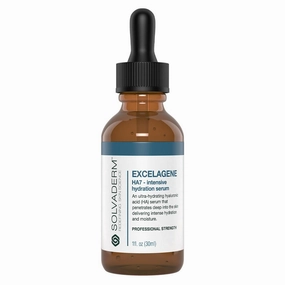 Solvaderm Excelagene Hyaluronic Acid Serum – Dual-Molecule Hydration Boost – Plumps, Firms & Smooths Fine Lines – Lightweight, Fast-Absorbing Anti-Aging Moisturizer for All Skin Types