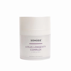 SONAGE A Plus Longevity Complex: Anti-Aging Night Cream | Moisturizer with Hyaluronic Acid & Vitamin A for Wrinkles