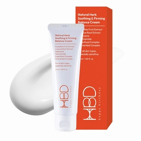 Soothing & Firming Face Moisturizer with Niacinamide & Adenosine – Korean Anti-Wrinkle & Hydrating Cream – Lightweight, Sensitive Skin Safe, 1.69 Fl Oz