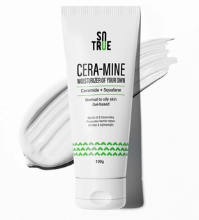 Sotruae Ceramide Gel Face Moisturizer for Oily & Acne Prone Skin | Oil-Free Gel Moisturizer With Squalene |Fast Absorbing For Women & Men | 100g