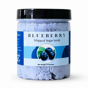 Sugar Scrub Soap Whipped Cream (Blueberry)