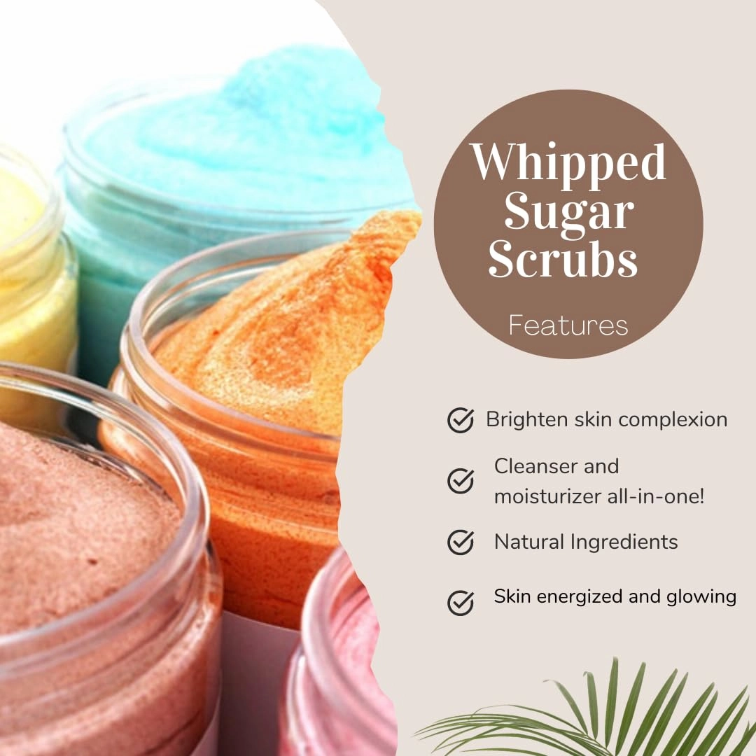 Sugar Scrub Soap Whipped Cream (Cotton Candy)