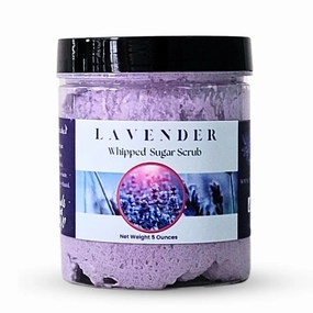 Sugar Scrub Soap Whipped Cream (Lavender)