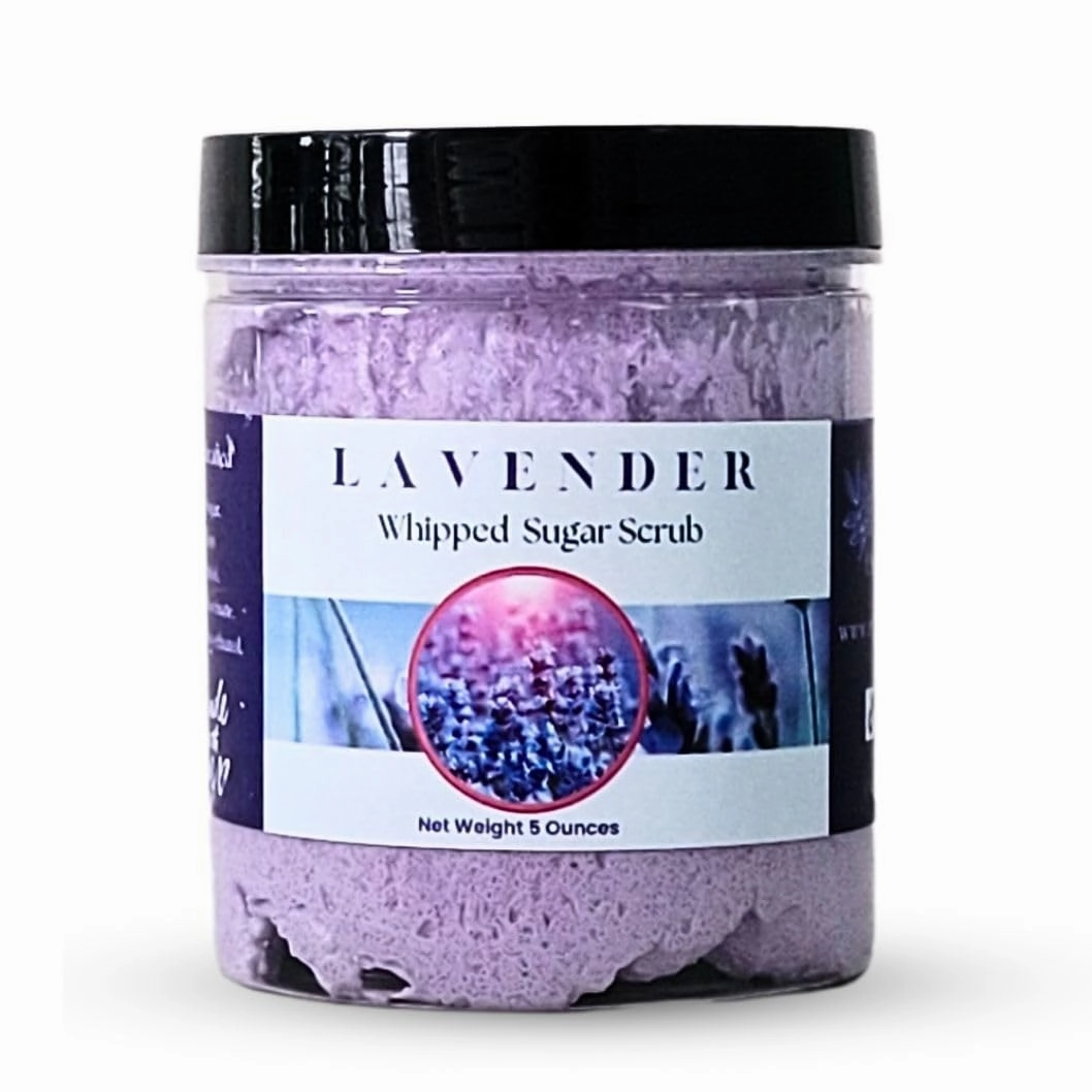 Sugar Scrub Soap Whipped Cream (Lavender)