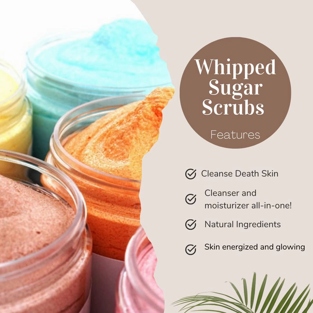 Sugar Scrub Soap Whipped Cream (Pumpkin Pie)