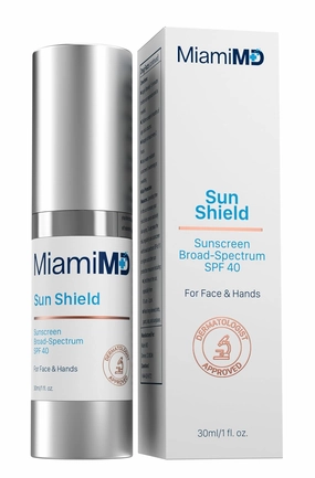 Sun Shield Sunscreen (30ml) Face for Women - Spf 40 Broad Spectrum Face Sunscreen - Sunblock with Vitamin C - Sun Screen with Hydrating and Moisturizing Aloe Vera for All Skin Types