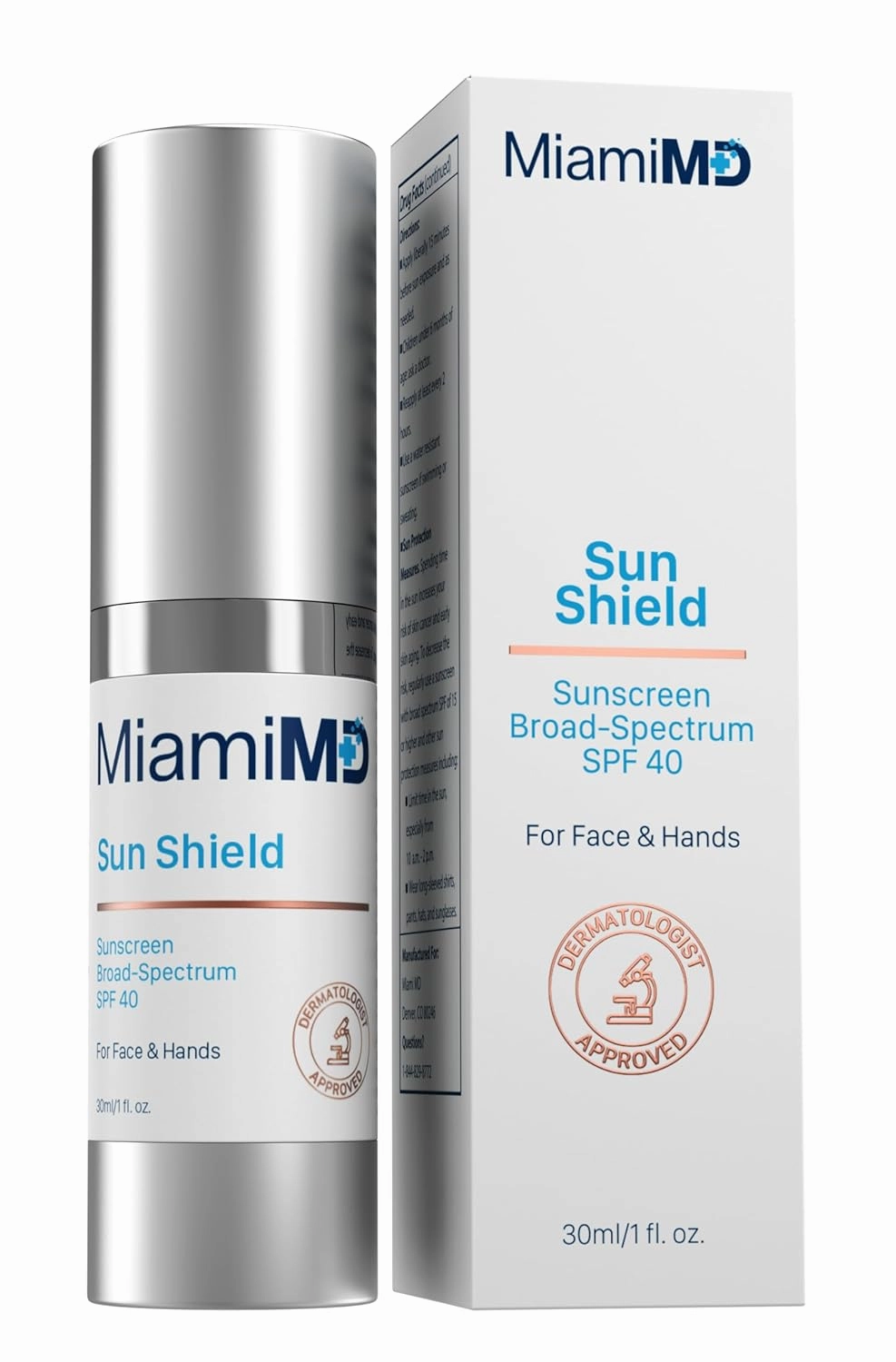 Sun Shield Sunscreen (30ml) Face for Women - Spf 40 Broad Spectrum Face Sunscreen - Sunblock with Vitamin C - Sun Screen with Hydrating and Moisturizing Aloe Vera for All Skin Types