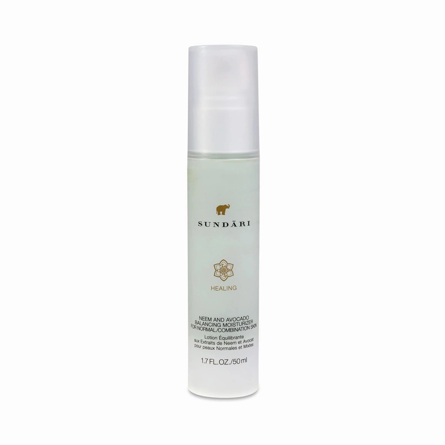 SUNDARI Neem and Avocado Balancing Moisturizer – 1.7 Fl Oz, Hydrating Face Cream with Neem, Smoother Texture, Healthier Skin, All Natural Botanicals