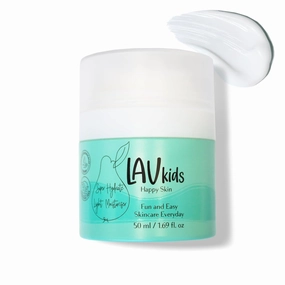 Super Hydrate Light Face Moisturise with Aloe vera, Sweet Almond Oil and Shea Butter 50ml, Gentle Kids and Baby Moisturiser Cream, Dermatologically Tested Face Cream for All Skin