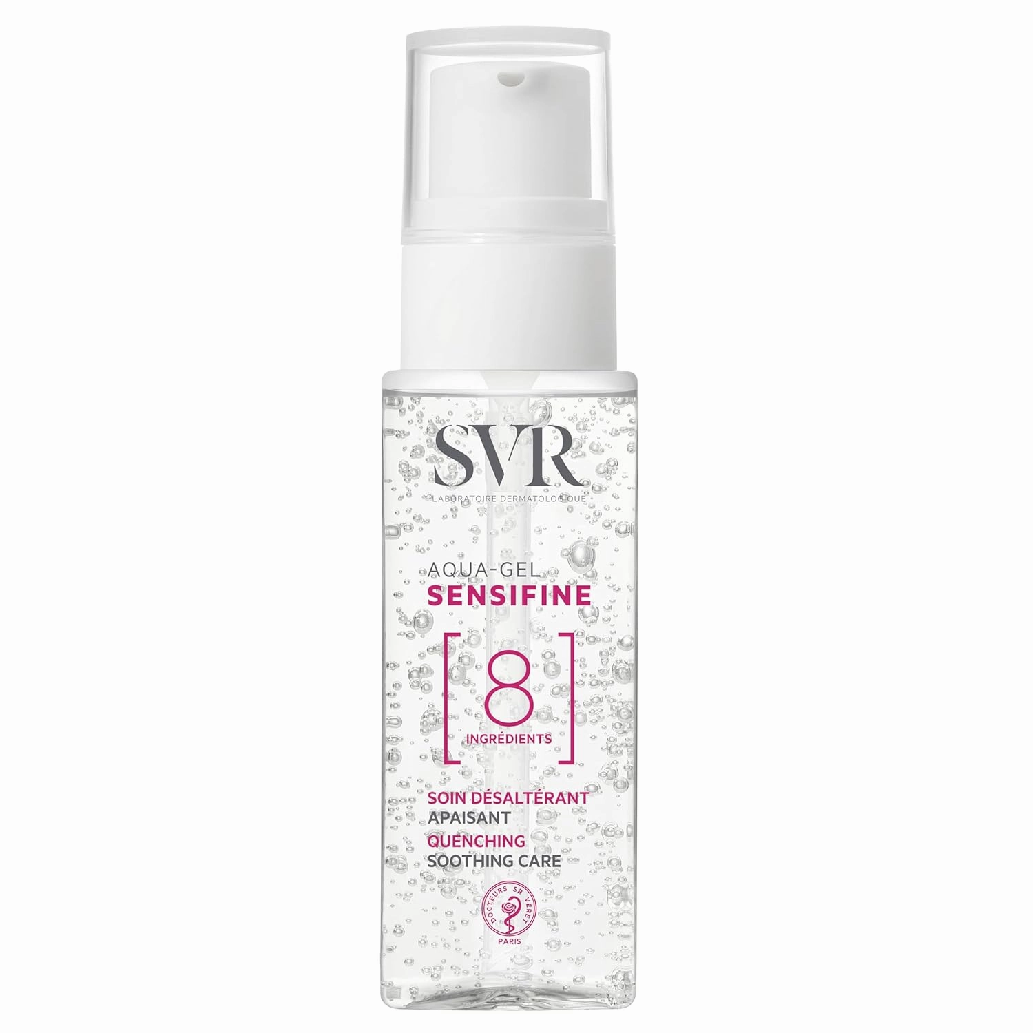 SVR Sensifine Aqua Gel Face Moisturizer with Glycerin, Aloe Vera & Panthenol. Instantly Soothe & Intensely Moisturize Normal to Combination, Sensitive Skin. Fragrance Free, 1.3 Fl.oz.