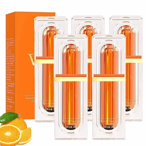 Swarous Multi-VC Natural Makeup Cream - Five Vitamin C Natural Makeup Cream, Swarous Vitamin C Makeup Tone up Cream Korean, Five Vitamin C Tone-Up Cream, Moisturizing Face Cream BB Cream (5 PCS)