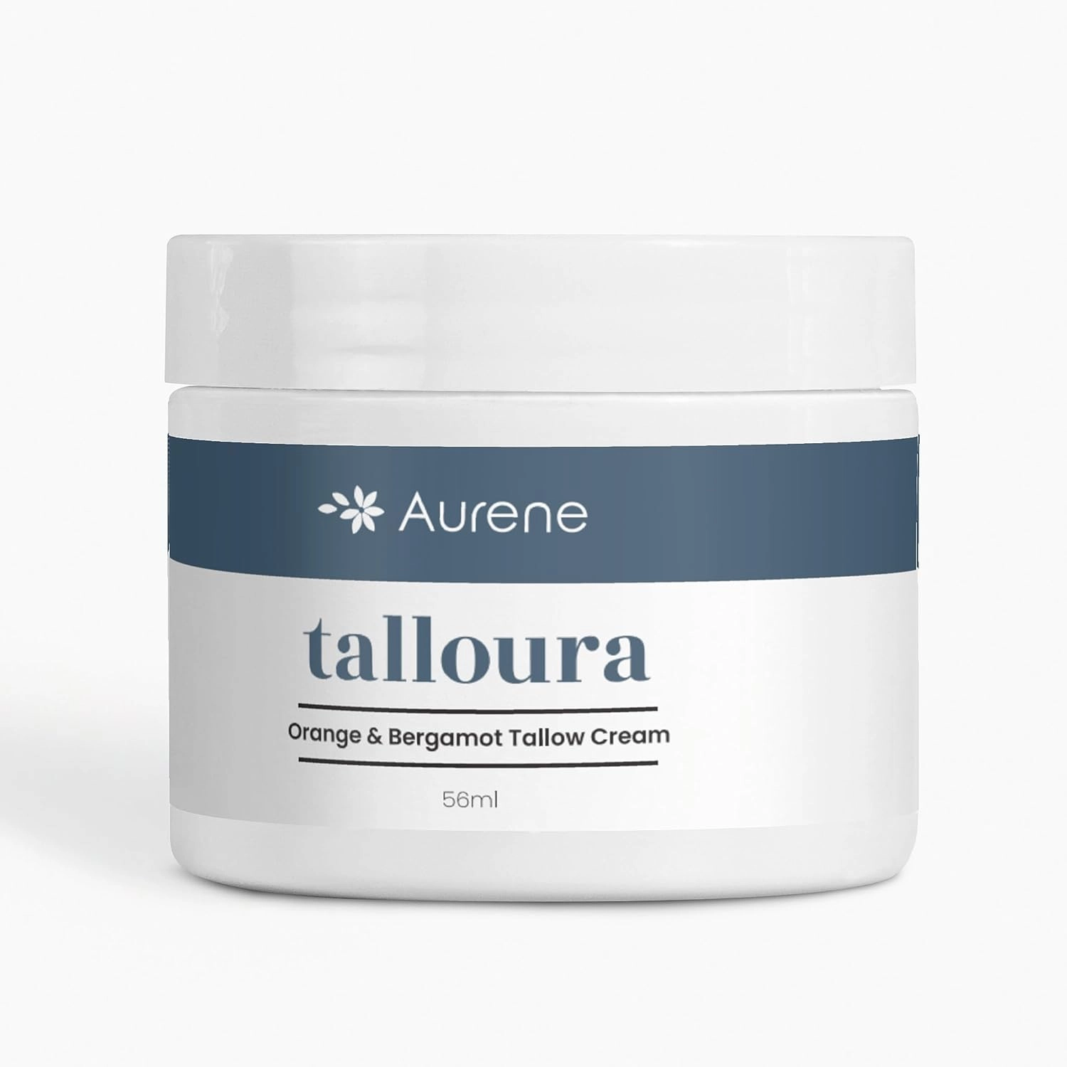 Tallow Cream – Orange & Bergamot | Grass-Fed Tallow Moisturizer for Face & Body | Nourishing Balm for Dry, Sensitive Skin | Natural Citrus Skincare | Made in USA – 2 oz