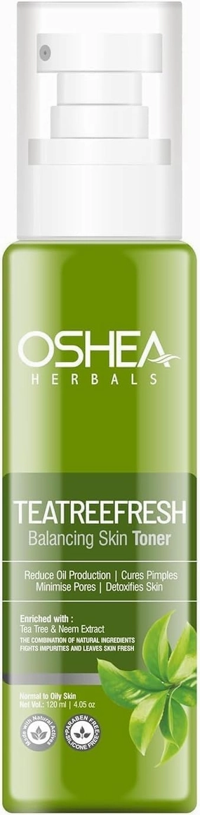 Tea Fresh Skin Toner for Normal to Oily Skin Type | Controls Oil, Dark Spots & Hydrates with Healthy Glowing Skin - 120ml