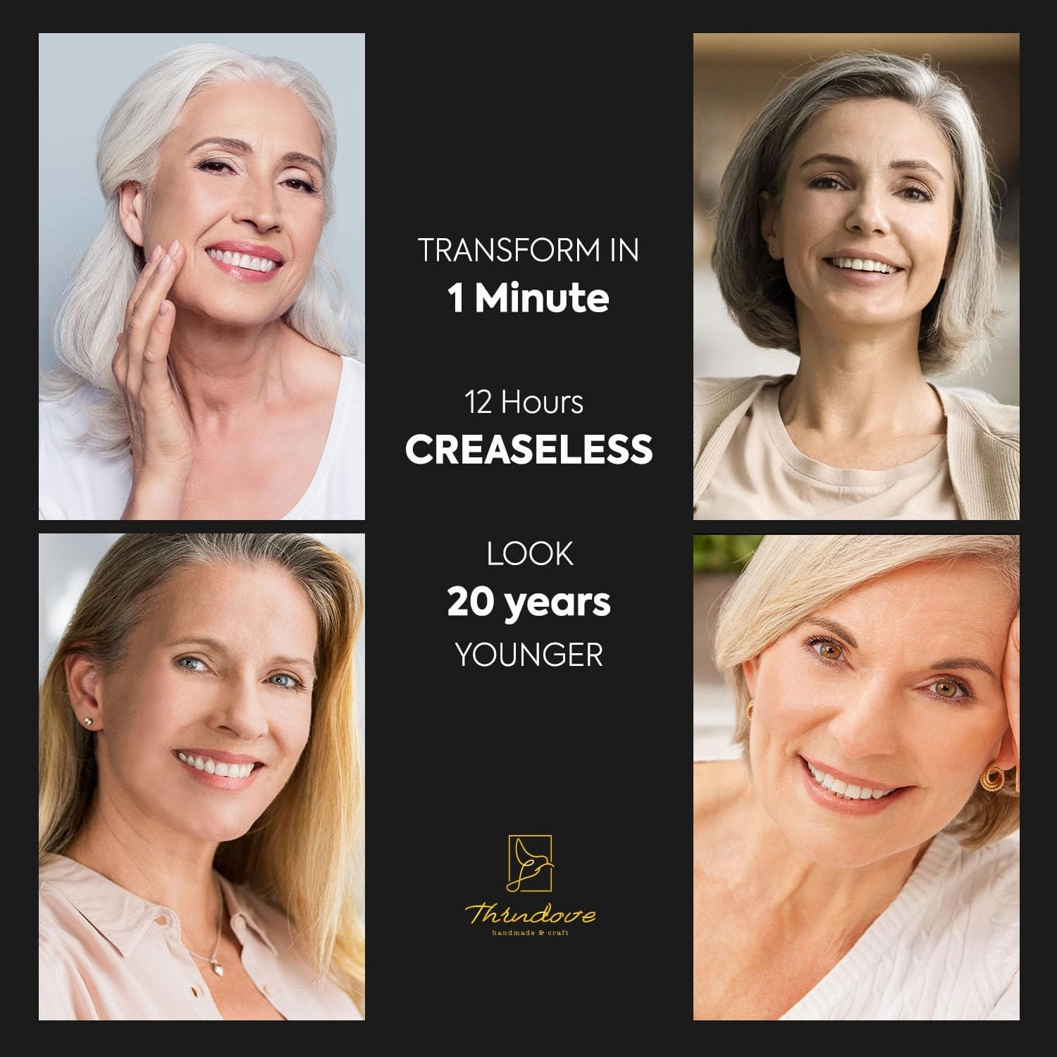 Temporary Instant Eye Tightener Cream: Instantly Reduces Under-Eye Bags, Dark Circles, Puffiness, and Fine Lines for Firmer, Smoother-Looking Skin, 1 Fl Oz