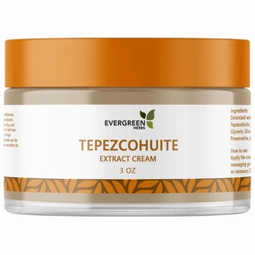 Tepezcohuite Tree Bark Cream – Skin Rejuvenation & Hydration – Natural Moisturizer with Tepezcohuite Extract – Supports Healthy Skin – 3 oz