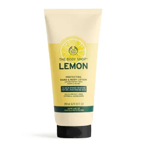 The Body Shop Lemon Protecting Hand & Body Lotion – Intensely Hydrating Moisturizer – 6.75 oz