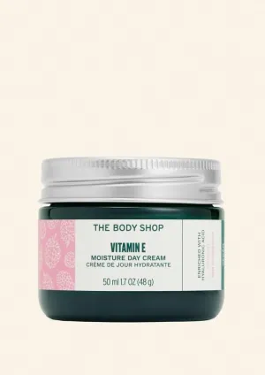 The Body Shop Vitamin E Moisture Cream – Fast Absorbing – Hydrates, Moisturizes and Protects – For Dehydrated Skin – 1.7 oz