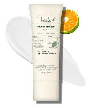 The Lab Mineral 100% Zinc SPF 50 Sunscreen Face & Body Hydrating Moisturizing Reef Friendly Korean Beauty - Green Flavonoid 2.0 Sun By Blanc Doux