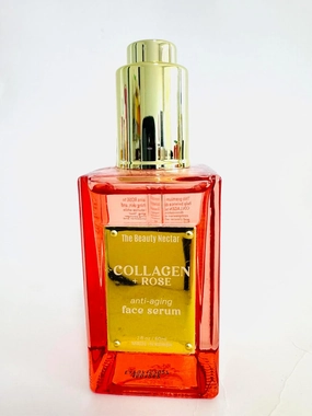 The Beauty Nectar Collagen Rose Face Serum, 60 ml. NO BOX