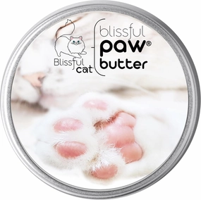 The Blissful Cat Paw Butter, Moisturizer for Dry Paw Pads, Softens and Protects Rough Feet, Versatile, Lick-Safe Balm, 2 oz.