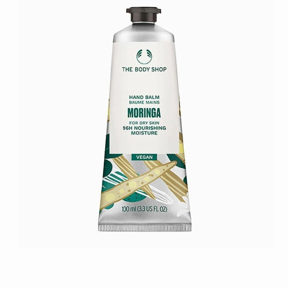 The Body Shop Moringa Hand Cream – Floral Fragrance, On-the-Go Hydration & Protection – 3.3 oz