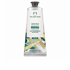 The Body Shop Moringa Hand Cream – Floral Fragrance, On-the-Go Hydration & Protection – 3.3 oz