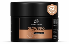 TheManCompany Glow Pro Non-Sticky Daily Moisturizer for Face | Moisturizes, Hydrates with Glutathione, Vitamin E & Cocoa Butter | Face Moisturizer Cream for Men - 50 gm