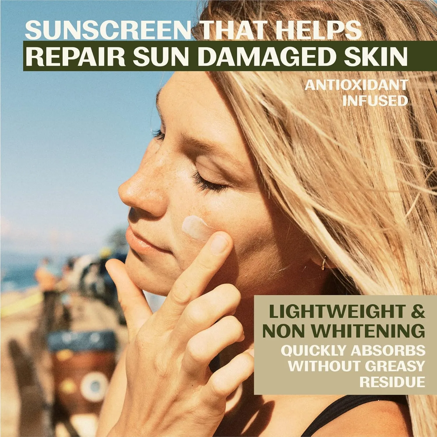 Thrive Natural Care Mineral Face Sunscreen SPF 30 - Daily Sunscreen for Face, No White Cast, Non-Nano Zinc Oxide - Lightweight Moisturizer Broad-Spectrum Protection - Vegan, 2 Fl Oz
