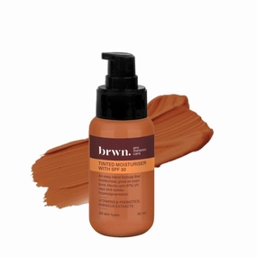 Tinted Moisturizer For Face, 50Ml | Skin Tint With Spf 30 Bb Cream With Vitamins And Prebiotics | Lightweight & Easy Blend | Dewy Finish Suitable For All Skin Types | Amber