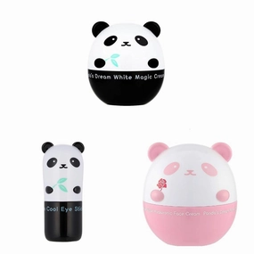 TONYMOLY Panda's Dream Rose Hyaluronic Face Cream, Skin Calming   Panda's Dream Day Cream for Face, Face Moisturizer   Panda's Dream So Cool Eye Cream, Korean Eye Stick, Soothes, Refresh Eyes