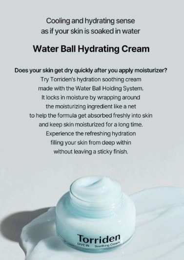 Torriden DIVE-IN Low Molecular Hyaluronic Acid Soothing Cream 100 ml