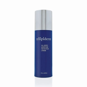 Trilipiderm All-Body Moisture Retention Crème – Plant-Based All-Day Lightweight Hydration for Body and Face, Meadowfoam, Lipid Replacement, 8 Ounce Airless Pump Bottle