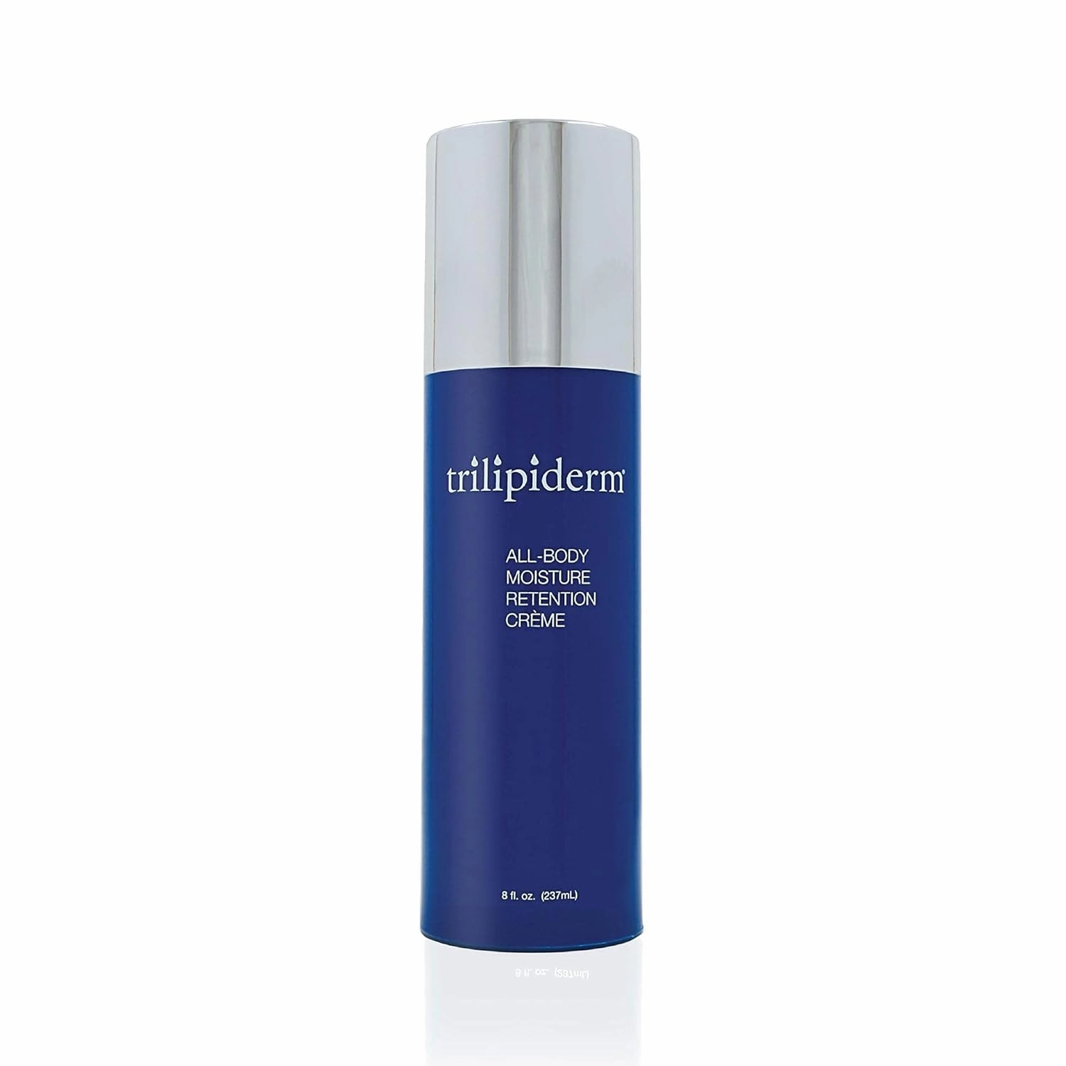 Trilipiderm All-Body Moisture Retention Crème – Plant-Based All-Day Lightweight Hydration for Body and Face, Meadowfoam, Lipid Replacement, 8 Ounce Airless Pump Bottle