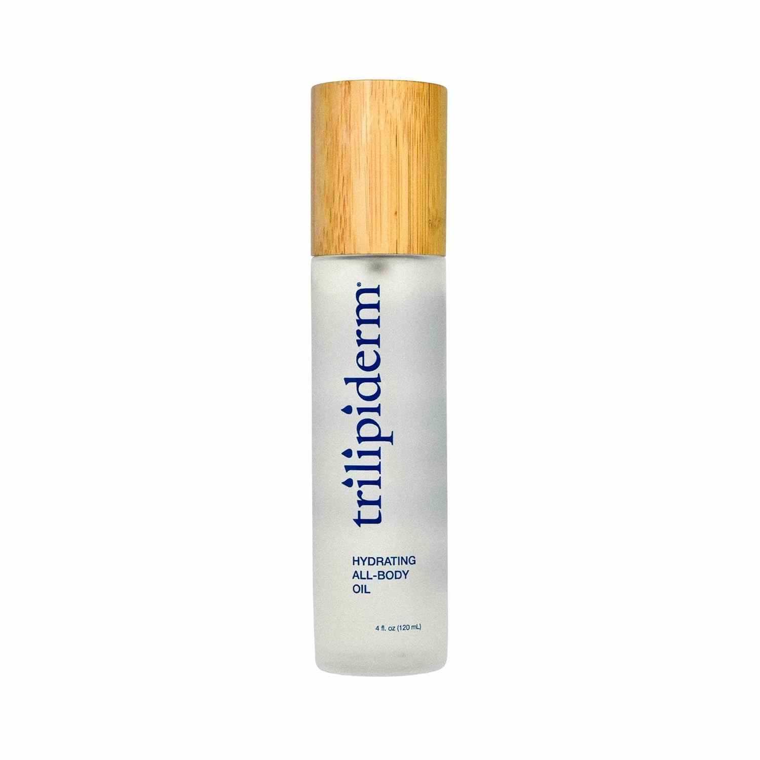 Trilipiderm Hydrating All-Body Oil – Ultra-Moisturizing, Vitamin-Rich Lipid Replacement, 4oz. Glass and Bamboo Spray Bottle