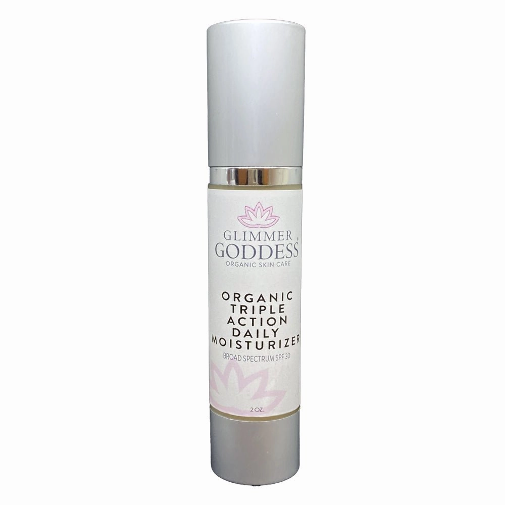Triple Action Daily Organic Face Moisturizer