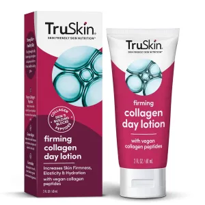 TruSkin Collagen Cream for Face – Firming Day Lotion with Vegan Collagen Peptides, Tri-Ceramides, Green Algae – Anti Aging to Visibly Strengthen & Plump Skin for a Firmer-Looking Glow, 2 fl oz