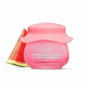 Tubees Watermelon Cooling Icy Gel Moisturizer | Instantly Cools Skin, Hyaluronic & Niacinamide | Controls Excess Oil, Boosts Radianc | Refreshes & Soothes Skin, Non-sticky & Non-greasy | 60g